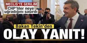 Bakan Tekin'den olay yanıt! CHP'liler neye uğradığını şaşırdı