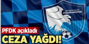 Erzurumspor'a ceza yağdı: Kutlu'da nasibini aldı