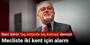 Naci Görür deprem olursa taş üstünde taş kalmaz demişti. Mecliste iki kent için alarm