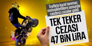 Trafikte sayıları artan motosiklet sürücüleri için yeni ceza tarifesi