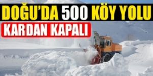 Doğu'da ulaşıma kar ve tipi engeli